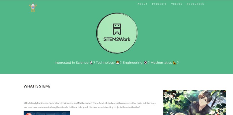 STEM2Work – screenshot 1