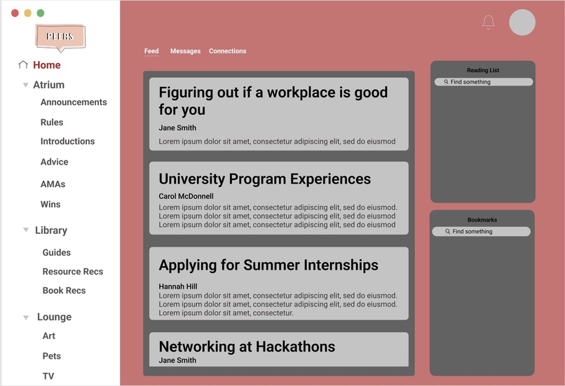 PEERS – screenshot 1