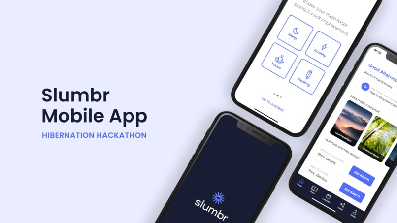 Slumbr Mobile App – screenshot 1