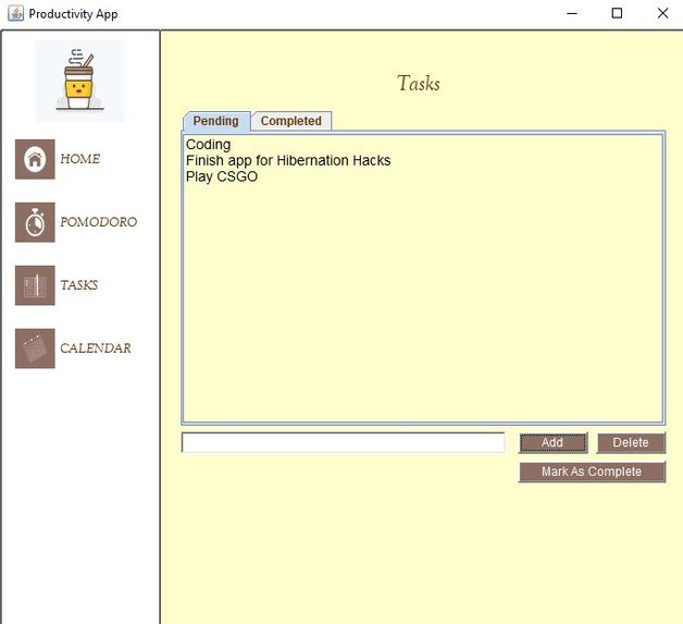 Productivity App – screenshot 3