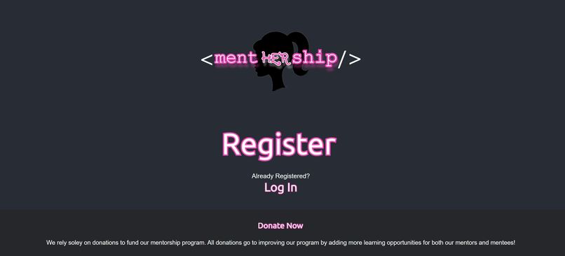 mentHERship – screenshot 1