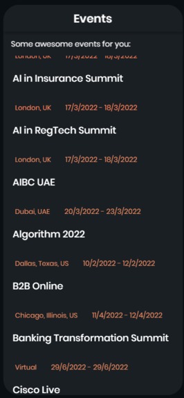 EventHunter – screenshot 3