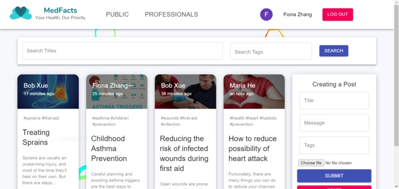 MedFacts – screenshot 1