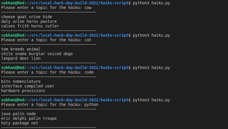 Haiku Hack – screenshot 1