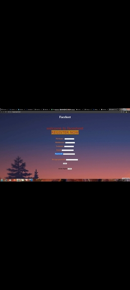 Website (register, login). – screenshot 1