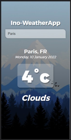 Ino-WeatherApp – screenshot 3