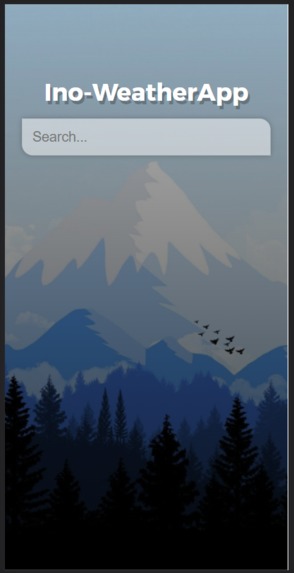 Ino-WeatherApp – screenshot 1