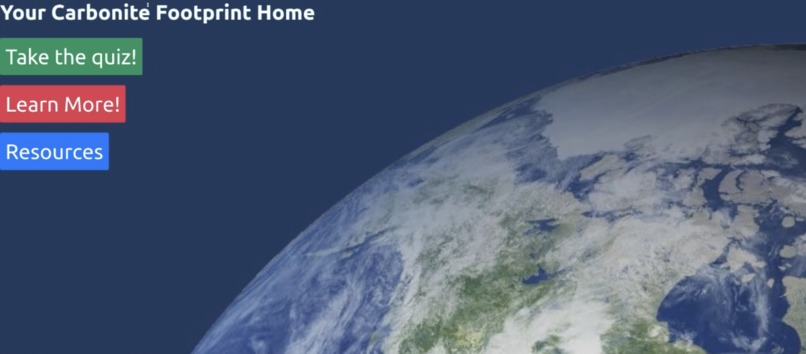 YourCarboniteFootprint – screenshot 1