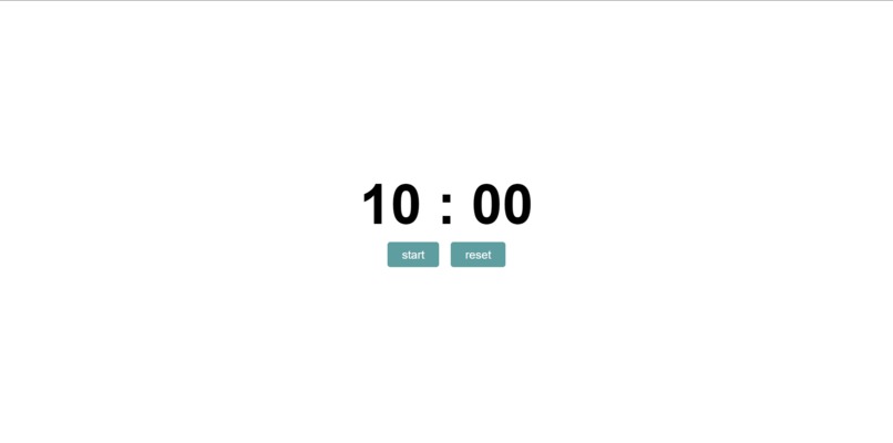 Timer app – screenshot 1