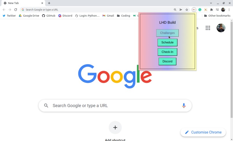 MLH Chrome Extension – screenshot 1