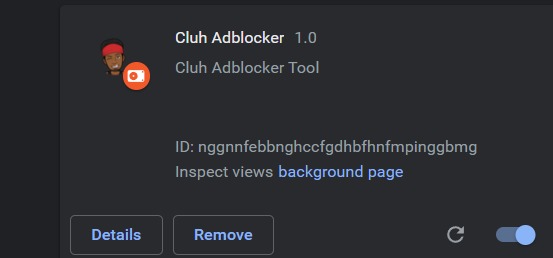 Cluh Chrome Extension – screenshot 1
