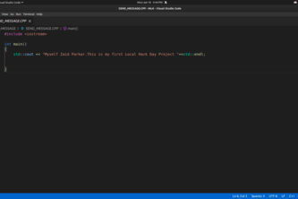 Build a project to send a message