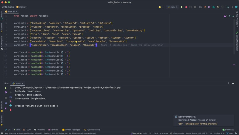 Random Haiku Generator – screenshot 1