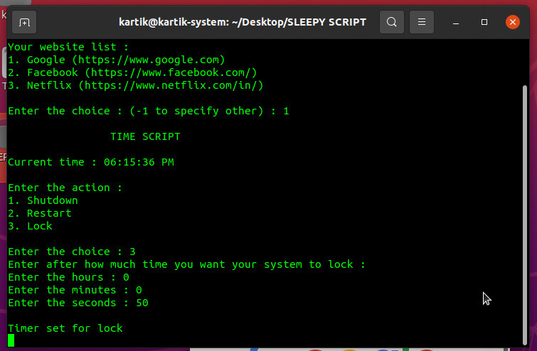 Sleepy Script - Parental Control & Timer – screenshot 2