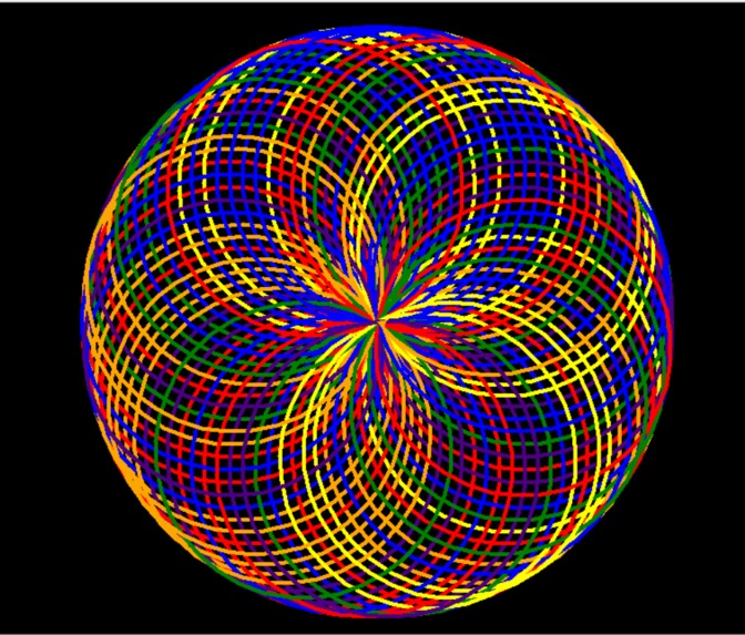 Circle design usiing turtle – screenshot 1