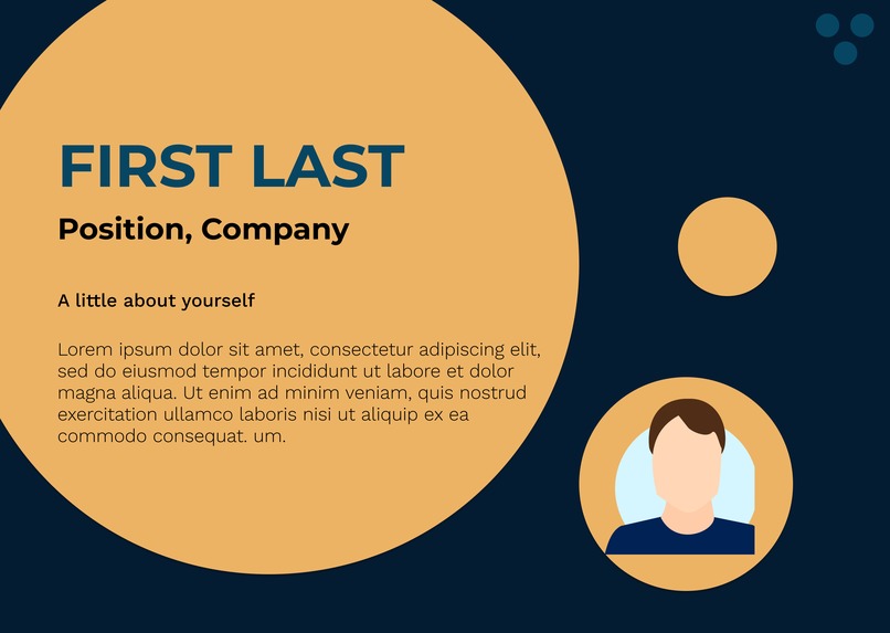 Circular Tricolor WebMockup – screenshot 1