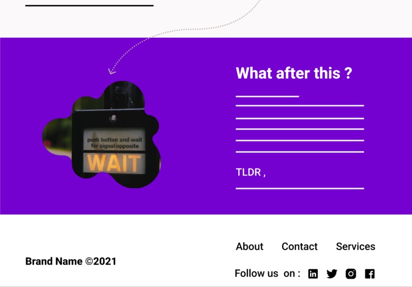 "We design" website mockup – screenshot 4