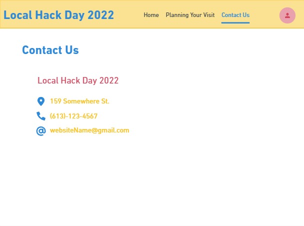 Create a website mockup using only 3 colors – screenshot 3