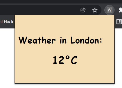 Chrome Extension – screenshot 1