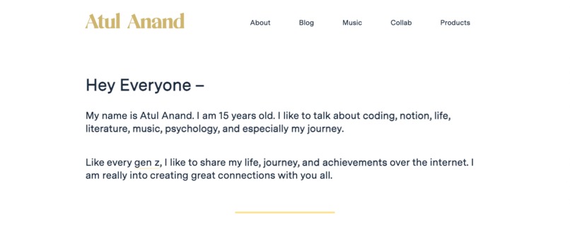 Website Mockup with 3 colours – screenshot 1