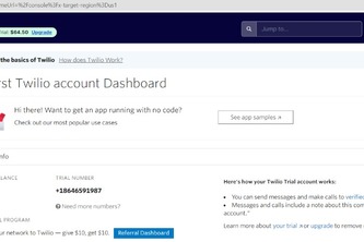 Created Twilio account