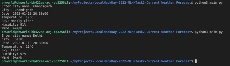 Weather Forecast – screenshot 1