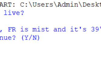 Script to check the weather