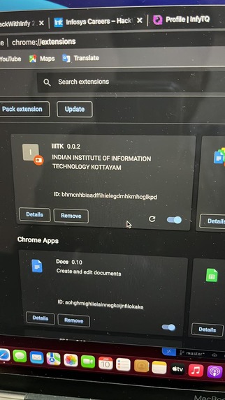 Basic Chrome extension – screenshot 1