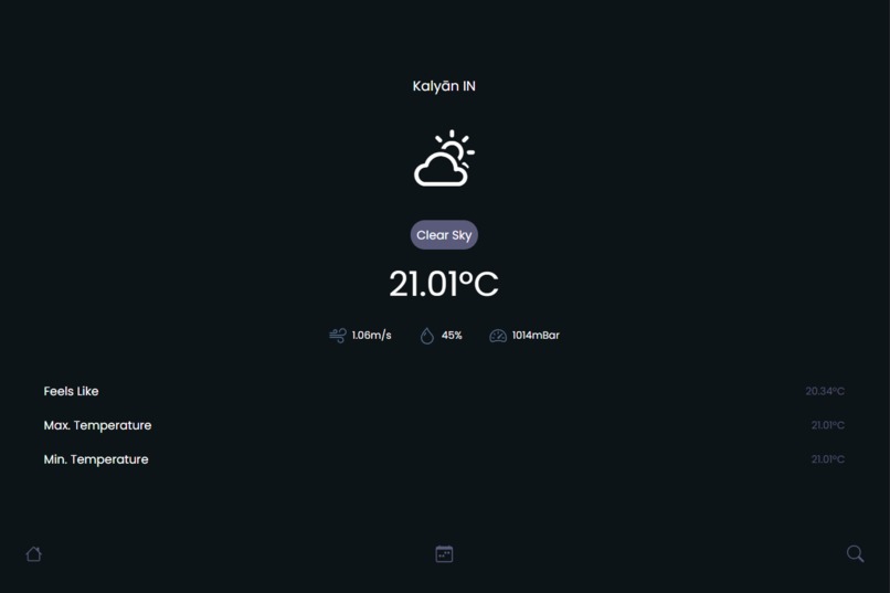 Weather App – screenshot 1
