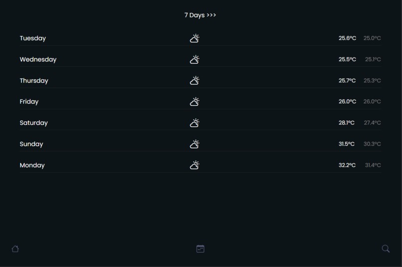 Weather App – screenshot 2
