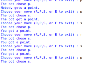 RockPaperScissorsBot