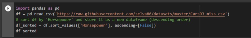 Use a Dataset – screenshot 1