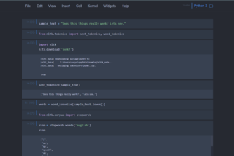 NLP Playground
