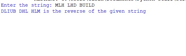 Reverse a string – screenshot 1
