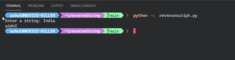 String Reverse – screenshot 1