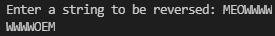 revering a string :weary: – screenshot 1