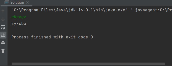 reverse an String – screenshot 1
