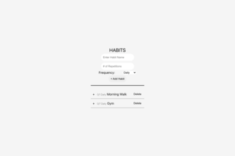 Habit Tracker