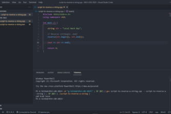 Write a Script to Reverse a String