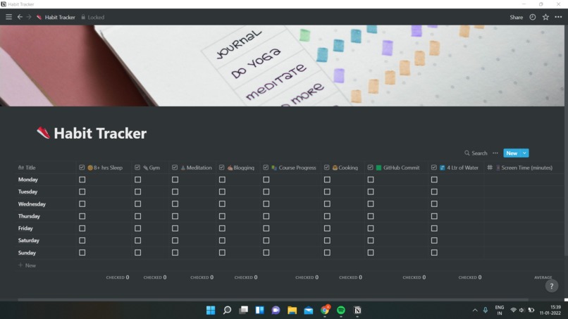Habit Tracker – screenshot 1