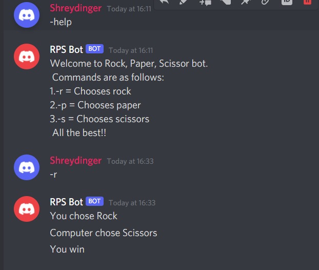 RPS Game – screenshot 1