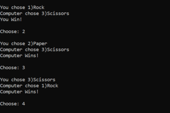 Rock, Paper, Scissors!