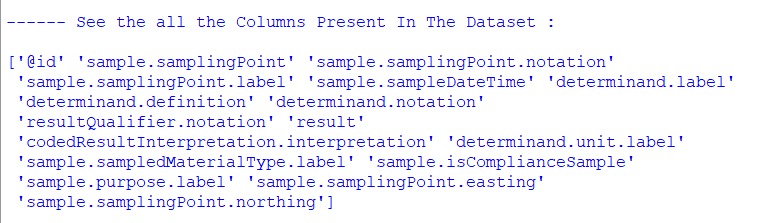 Data Explorer – screenshot 5