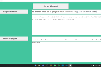 Morse code application