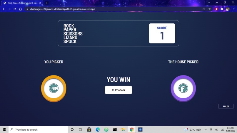 Sheldon's Rock, Paper, Scissors, Lizard,Spock – screenshot 2