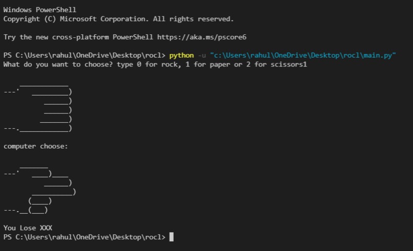  MLH-RockPaperScissor-Game – screenshot 1