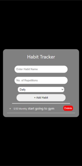 Habit Tracker – screenshot 2