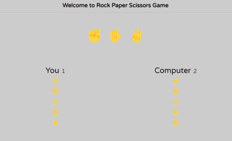 Rock Paper Scissors Game – screenshot 1