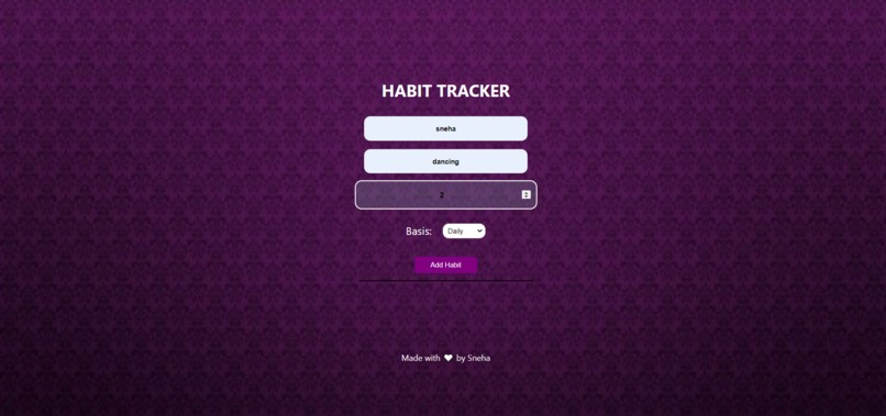 Habit Tracker – screenshot 2