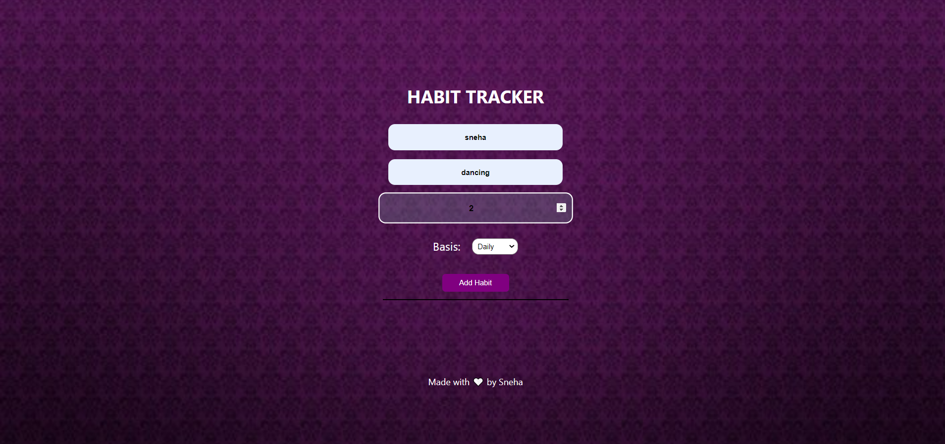 Habit Tracker | Devpost